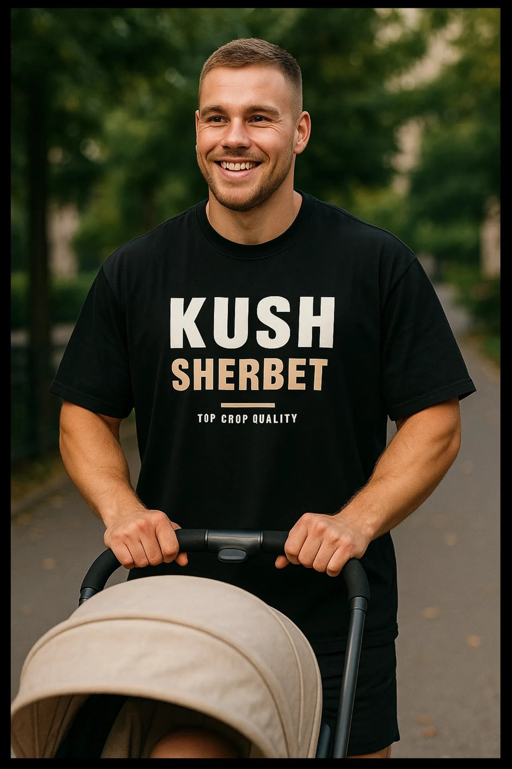 KUSH OVERSIZED TEE || SHERBET