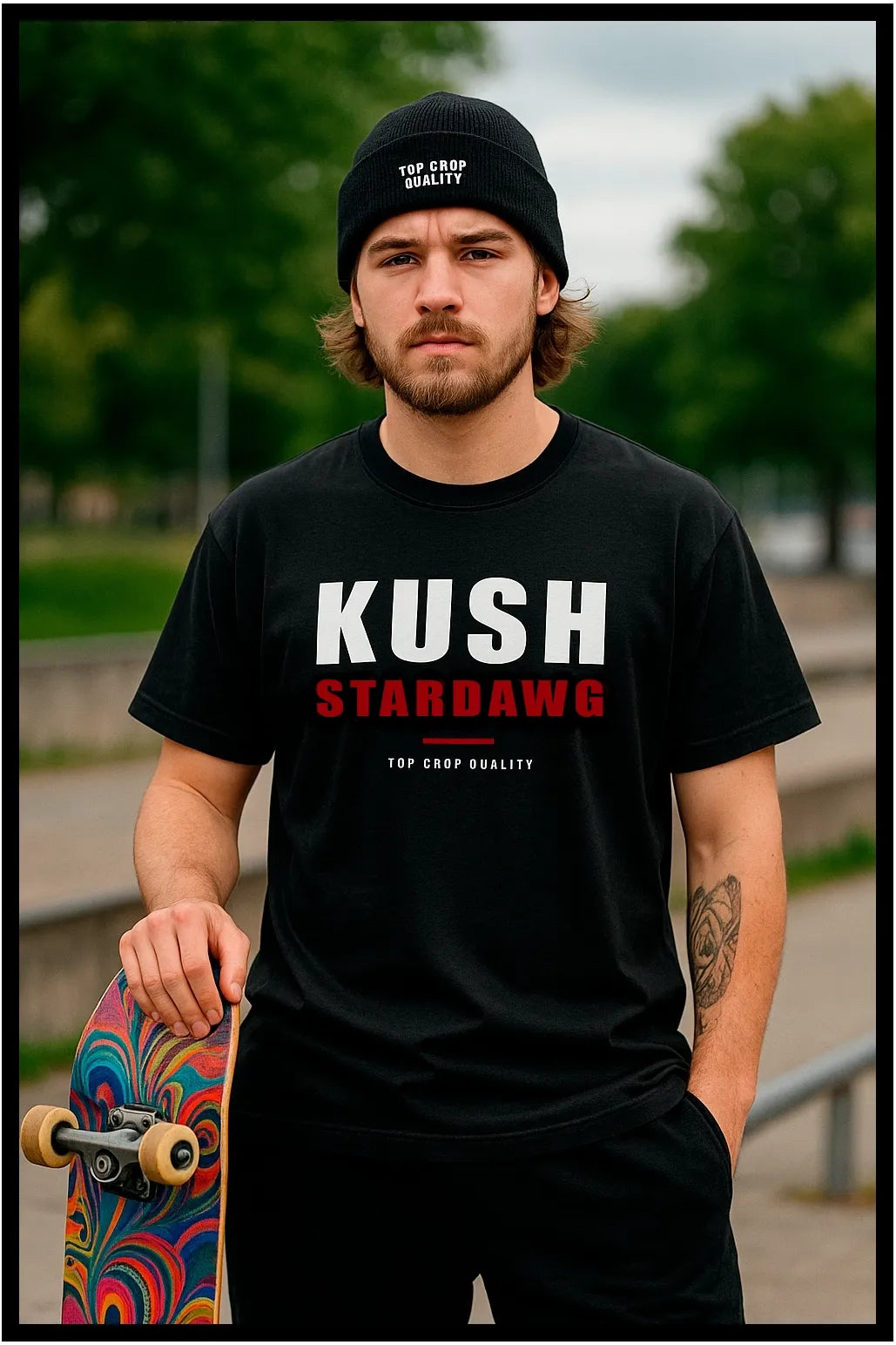 KUSH OVERSIZED TEE || STARDAWG
