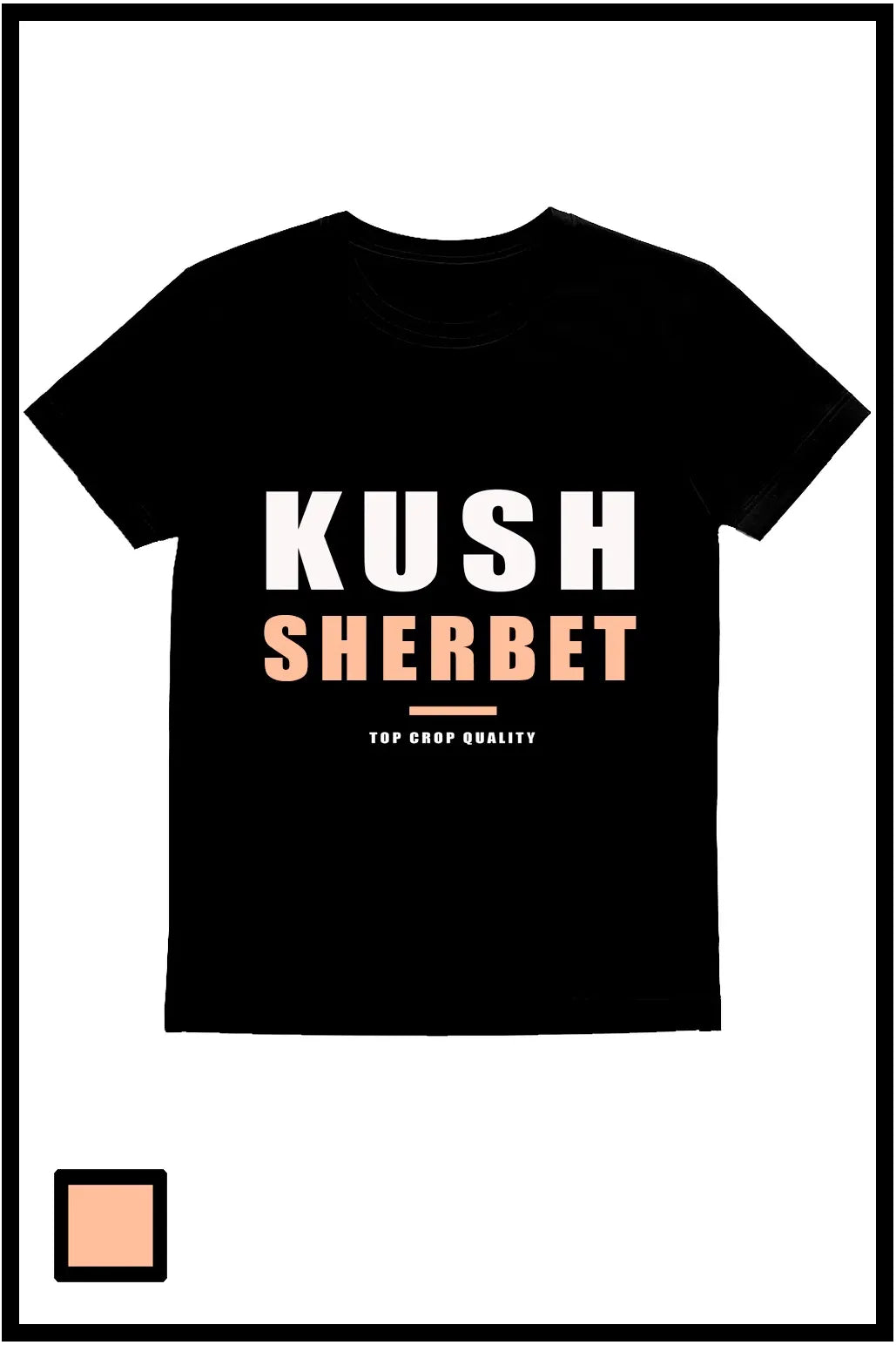 KUSH OVERSIZED TEE || SHERBET